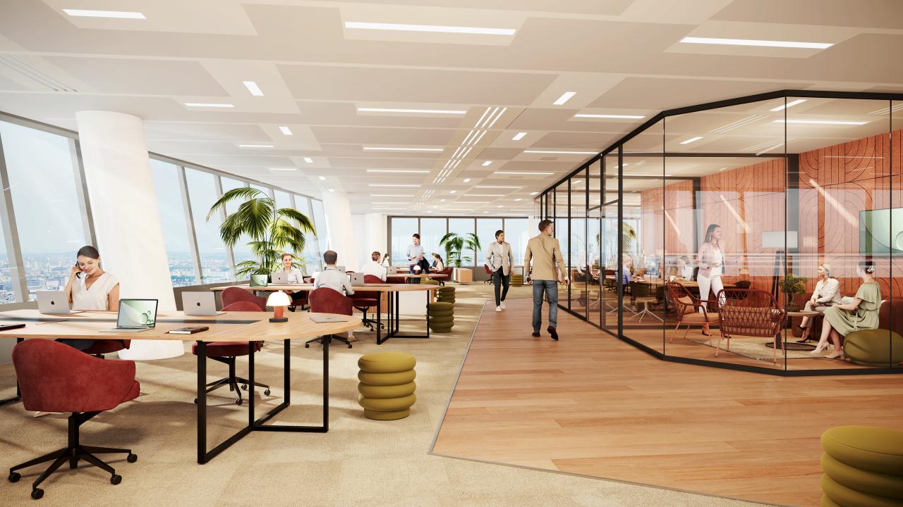 Bureau La Défense 20438m² Location bureau Courbevoie Hauts-de-Seine OLBUR2100290 10